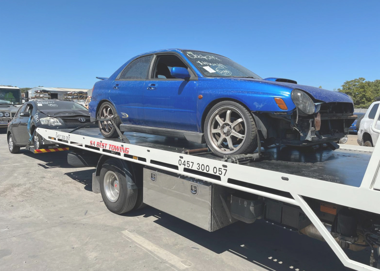 Accident towing service truck in Adelaide